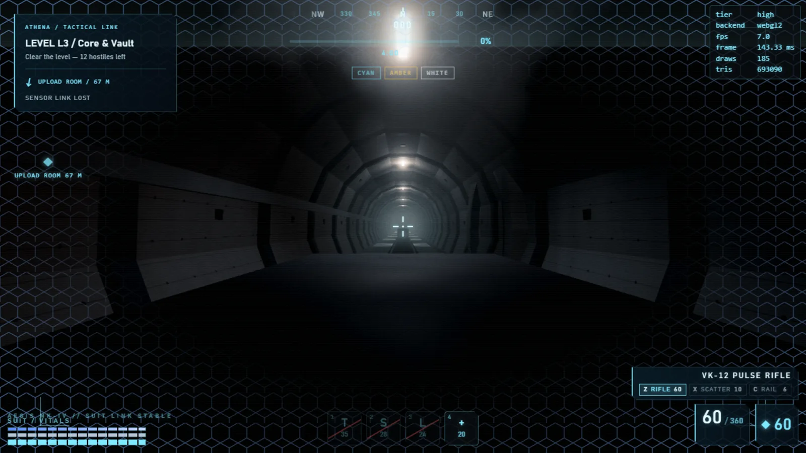 In-game: the dark service tunnel